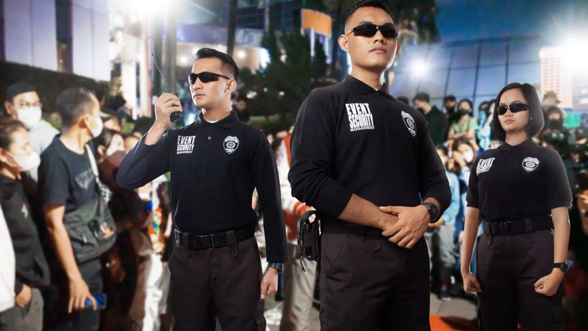 Professional security team providing event security in Houston